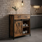 Sideboard with Sliding Door