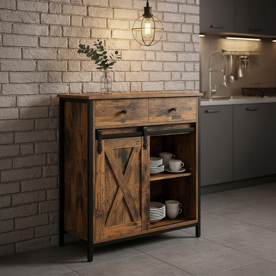 Sideboard with Sliding Door