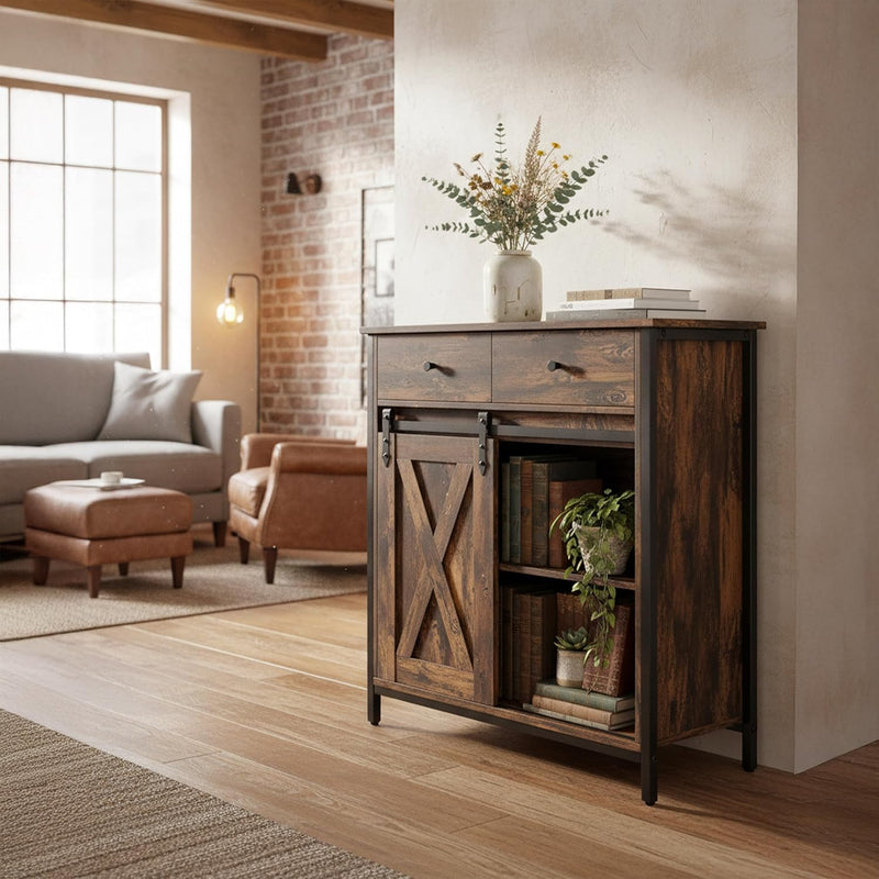Sideboard with Sliding Door