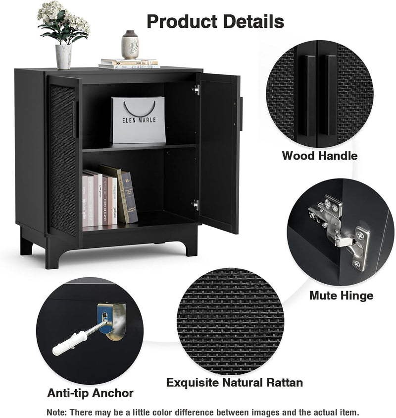 Sideboard Wooden Buffet Storage Cabinet for Living Room
