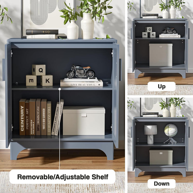 Sideboard Wooden Buffet Storage Cabinet for Living Room