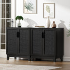 Sideboard Wooden Buffet Storage Cabinet for Living Room