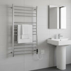 Siena Stainless Steel Electric Heated Towel Rail 400MM