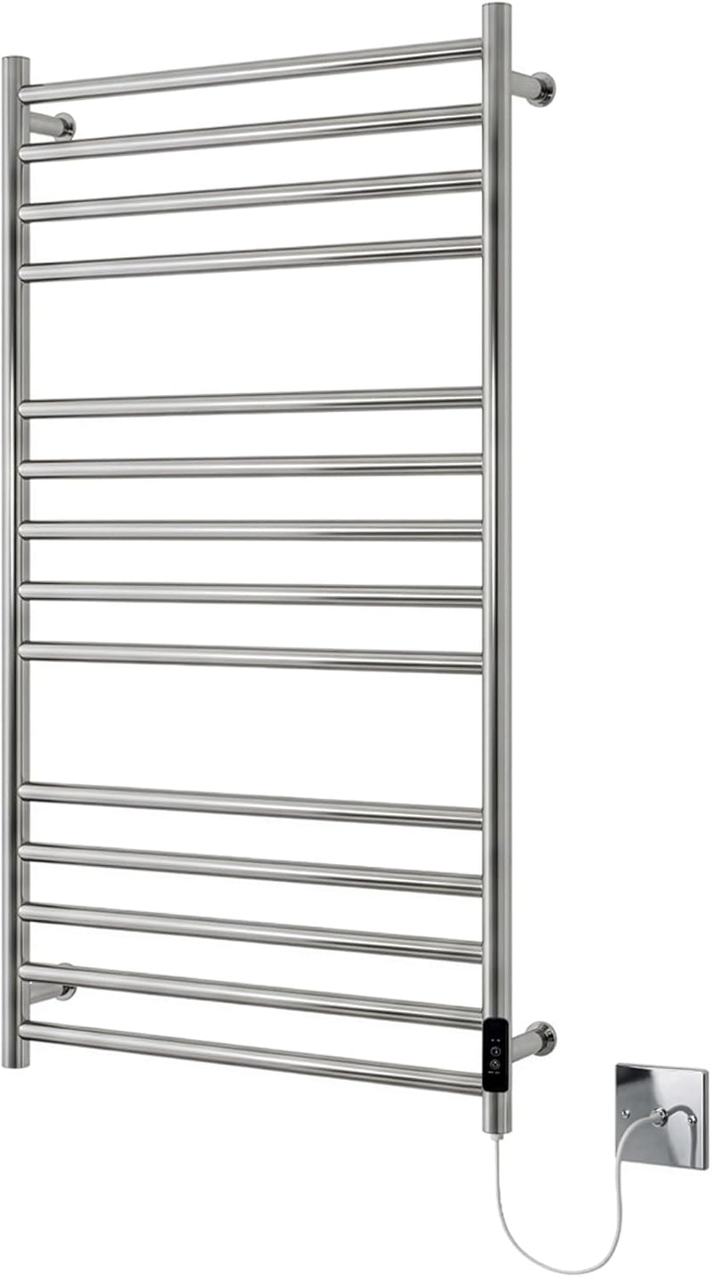 Siena Stainless Steel Electric Heated Towel Rail 400MM