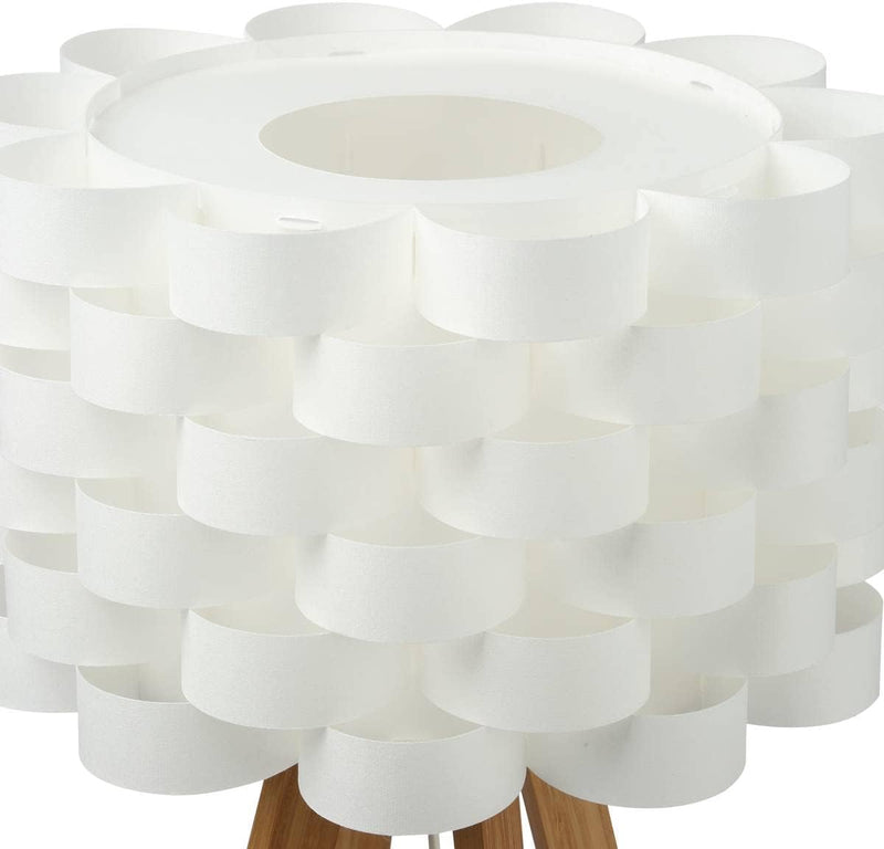 Simple Design Floor Lamp Bamboo Stand and Fibreglass