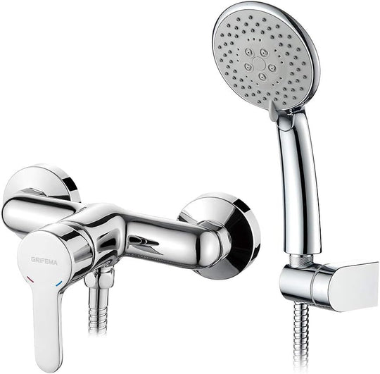 Single Lever Bath Shower Mixer Tap with 1.5