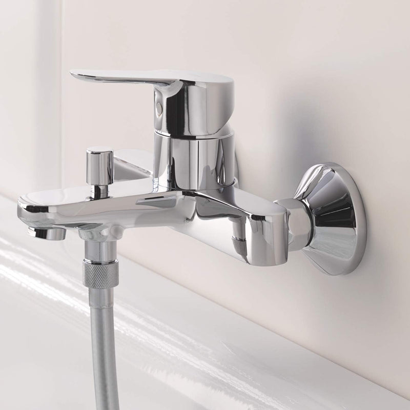 Bauedge Single Lever Shower Mixer Valve Only Chrome