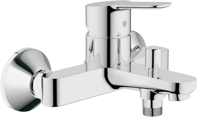 Bauedge Single Lever Shower Mixer Valve Only Chrome