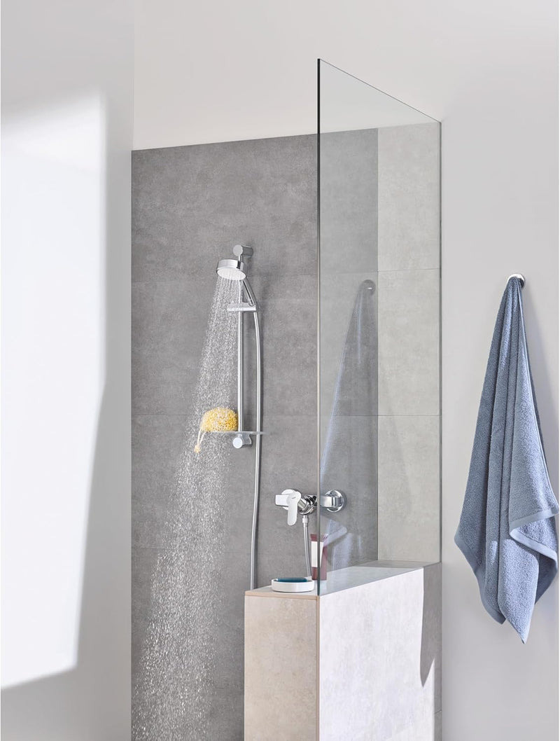 Bauedge Single Lever Shower Mixer Valve Only Chrome