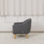 Single Linen Fabric Children's Armchair Toddler Sofa