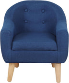 Single Linen Fabric Children's Armchair Toddler Sofa