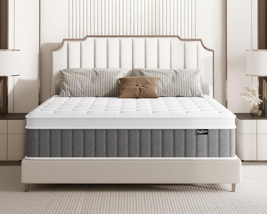 Single Mattress 3FT 12.2 Inch Innerspring Hybrid Double