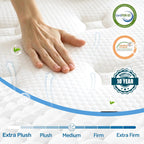 Single Mattress 3FT 12.2 Inch Innerspring Hybrid Double