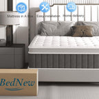 Single Mattress 3FT 12.2 Inch Innerspring Hybrid Double