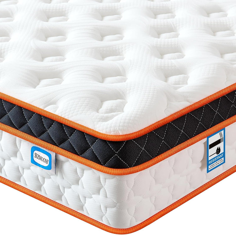Mattress Gel Memory Foam Individually Pocket Sprungs Medium