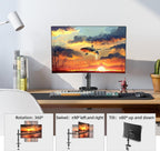 Single Monitor Arm Desk Mount Max.
