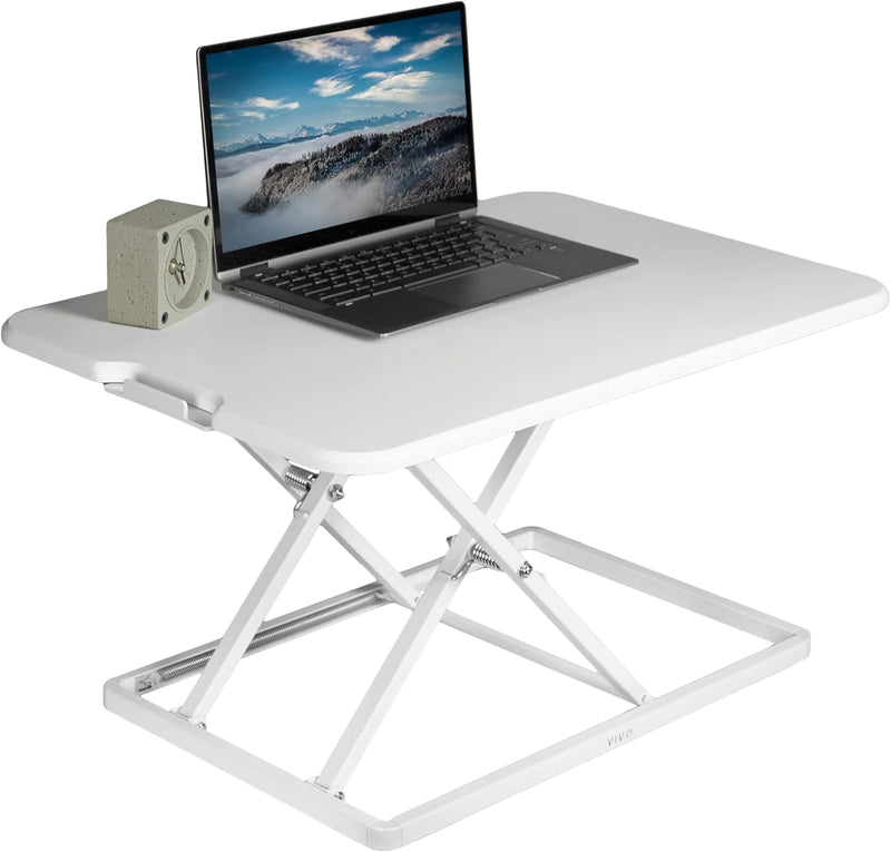Ultra-Slim Single Top Height Adjustable Standing Desk Riser