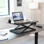 Single Top Height Adjustable Standing Desk Riser Compact