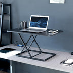 Single Top Height Adjustable Standing Desk Riser Compact