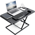 Single Top Height Adjustable Standing Desk Riser Compact
