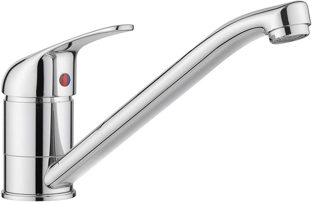 Single Top Lever Kitchen Mixer Tap Solid Brass