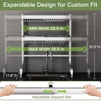Sink Dish Drainer Drying Rack Stainless Steel Length