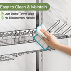 Sink Dish Drainer Drying Rack Stainless Steel Length