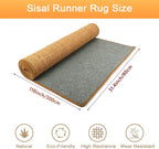 Sisal Runner Rug Woven Carpet Extra Long