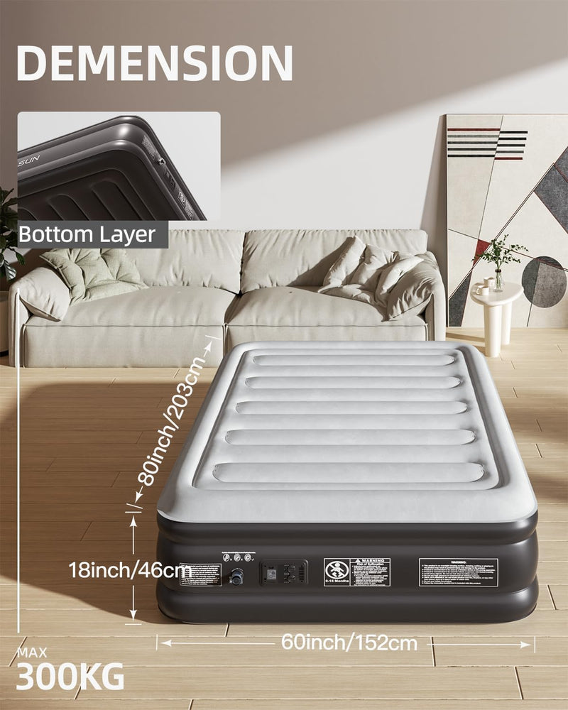 Size Airbed 203CM L X 152CM