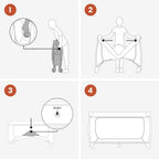 Sleep N Easyfold Travel Cot with Carry Bag