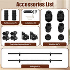Sliding Library Ladder Hardware Carbon Steel Material Rail