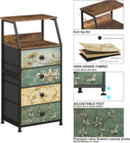 Slim Chest of Drawers with 4 Bedside Table
