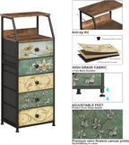 Slim Chest of Drawers with 4 Bedside Table