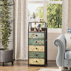Slim Chest of Drawers with 4 Bedside Table