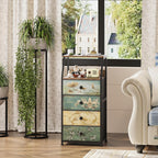 Slim Chest of Drawers with 4 Bedside Table
