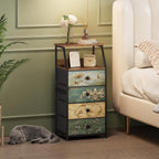 Slim Chest of Drawers with 4 Bedside Table