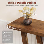 Slim Console Table for Hallway 3-Tier Half Moon
