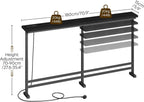 Slim Console Table Height-Adjustable Behind Sofa