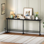Slim Console Table Height-Adjustable Behind Sofa
