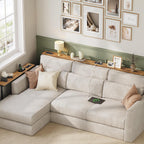Slim Console Table Height-Adjustable Behind Sofa