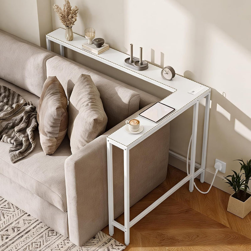 Slim Console Table Narrow Sofa