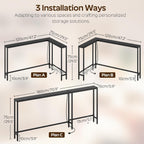 Slim Console Table Narrow Sofa