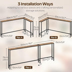 Slim Console Table Narrow Sofa