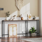Slim Console Table Narrow Sofa
