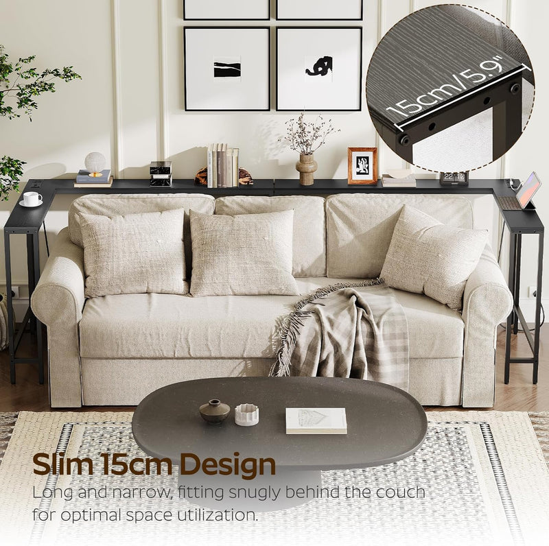 Slim Console Table Narrow Sofa