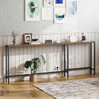 Slim Console Table Narrow Sofa