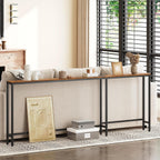 Slim Console Table Narrow Sofa