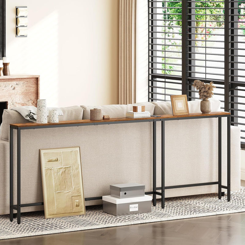 Slim Console Table Narrow Sofa
