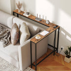 Slim Console Table Narrow Sofa