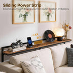 Slim Console Table with Adjustable Height